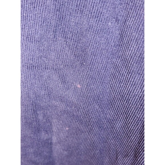 Land's End Corduroy Shirt Men's XL 17-17.5 Blue Long Sleeve Button Up Pockets - Picture 8 of 8